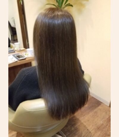 ロングアッシュカラースタイル