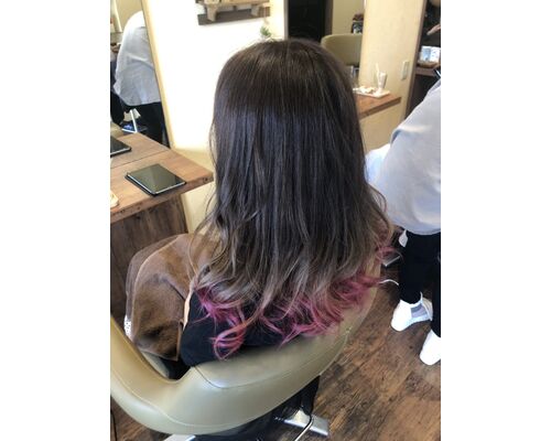 ピンクグラデーション